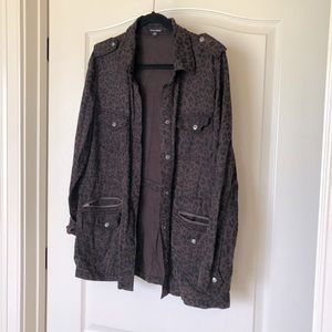 Dear John Leopard print jacket M